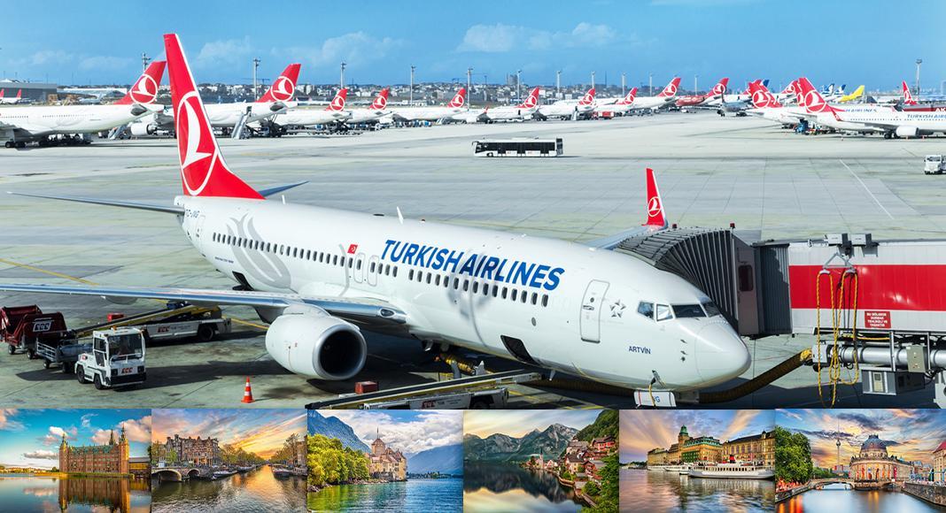 پروازهای ترکیش ایرلاینز به اروپا