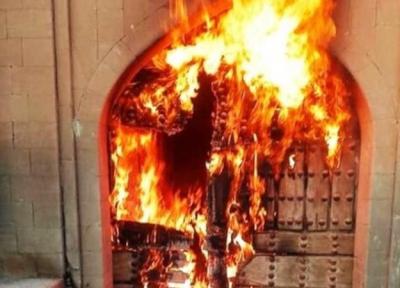 سوزاندن یک اثر 300 ساله توسط افراد ناشناس