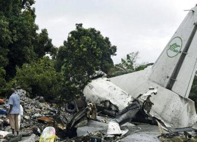 5 کشته در حادثه سقوط هواپیمای باری در جوبا